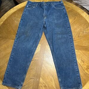 Carhartt B17DST Relaxed Fit Blue Denim Jeans Pants Men's Size 42X32